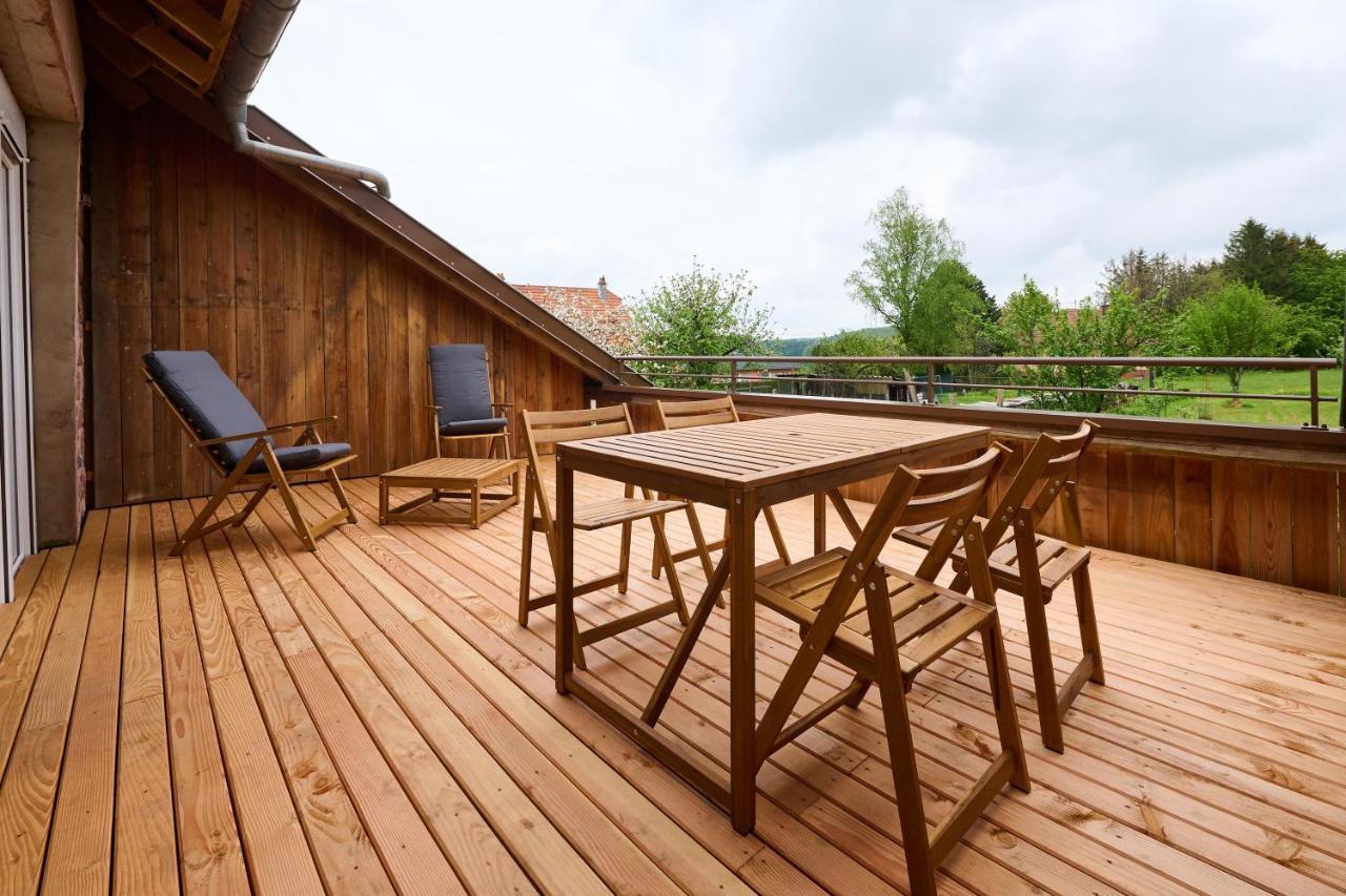 Апартаменты Le Noyer - Appt Avec Terrasse Et Jardin Partage Puberg Экстерьер фото